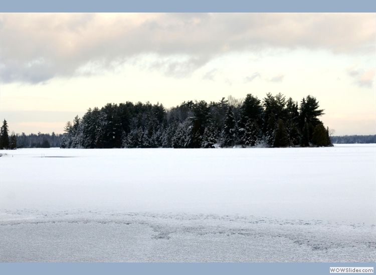 Across Norway lake