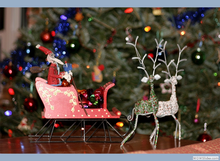 Santa's sleigh must magically grow to deleiver the presents...