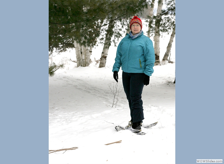 Heather Snowshoeing Christmas Day